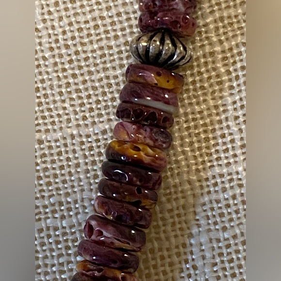 Purple Spiney Oyster Necklace - Picture 6 of 10